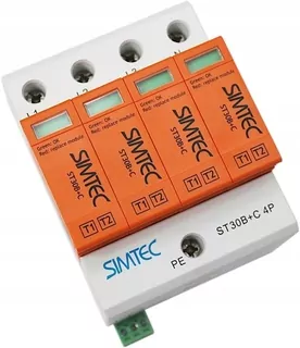Prepäťový chránič B+C 4P 30kA 275 V SIMTEC ST30B+C4P SIMET